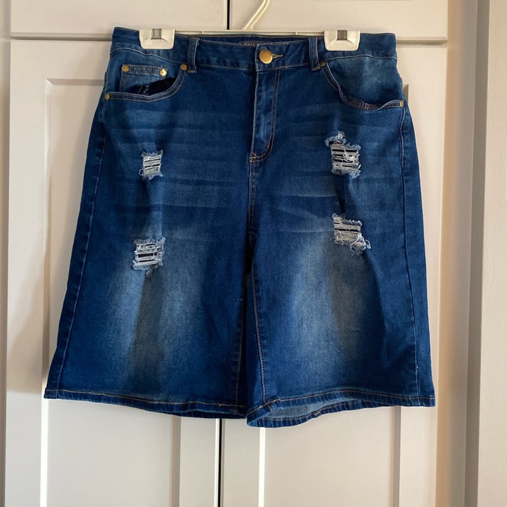 Ladies Jean Shorts